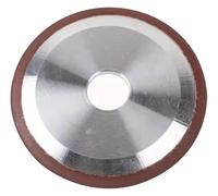 BUYTUS Disque de meulage diamanté 75 mm/100 mm/125 mm/150 mm, meule abrasive en résine P150 for polissage lame couteau(150x10x32x8mm)