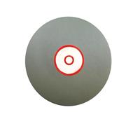 BUYTUS Disque de polissage lapidaire, trou intérieur 6 pouces, 12,7 mm, grain 60-3000, revêtement diamanté, outil plat(240)