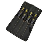 BUYTUS Ensemble de ciseaux à bois en acier CRV, sculpter, professionnels, couteau, ensemble d'outils main for sculpture base détaillée, gouges for menuisiers(4pcs6-18mm)