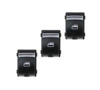 BUYTUS Interrupteur de vitre électrique de voiture 4F0959851H compatible avec A3 8P A6 S6 RS6 C6 Q7 2004 2005 2006 2007 2008 2009 2010 2011 4F0959855B(3 buttons)