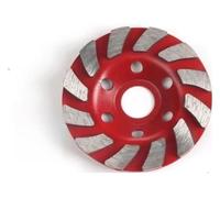 BUYTUS Meule diamantée turbo en céramique for meuleuse d'angle, 4 pouces, 100 mm, 12 segments, robuste(1pcs Red)