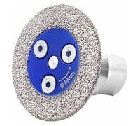 BUYTUS Scie à graver diamantée brasée sous vide, lame de spéléologie amovible M14 5/8'-11, mini disque meulage for béton, carrelage, céramique(50mm - 58 Flange)