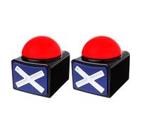 BUYVIKAY Jeu avec Son répondre Buzzer - Game Show Buzzer - Jeux avec lumières Buzzer et Quiz Got Talent Buzzer Famille Discord Buzzer Jeux pour la Classe (Pack de 2)