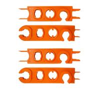 BuyWeek 4pcs Clé de Connecteur de Panneau Solaire PV Clé de Connecteur Photovoltaïque Clé Solaire Outil de Déconnexion for Systèmes PV Serrage Rapide Prise Mâle/Femelle (2 Paires)