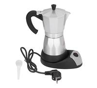 BuyWeek Cafetière électrique, 480W Aluminium Moka Pot Cafetière électrique 300ML Espresso Maker Machine EU Plug