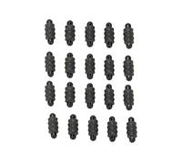 BuyW onnecteurs de méthode de pêche à la Carpe, 20 pièces Bouchons de Ligne de pêche connecteurs de Ligne de pêche filetés à l'extérieur Bouchon Perles Accessoires d'alimentation