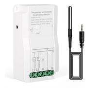 BuyWeek Contrôleurs de température Commutateur de température domestique intelligent WIFI avec application Tuya Synchronisation Contrôleur de température à double sortie avec capteur de sonde for la c
