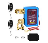 BuyW oupe Circuit Batterie 12V 240A avec Led Affichage de la Tension Coupe Circuit Voiture Coupe Batterie Voiture Télécommandes pour Voiture, RV, ATV, Camion Bateau(Bleu roi)