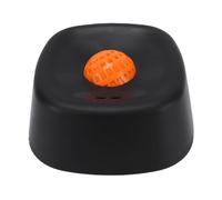BuyW amelle à Alimentation Lente pour Chien - Boule à lécher antidérapante - Puzzle - Bol à lécher pour Chien - Jouet pour Bouillon d'os, Yaourt, friandises liquides en (Noire)