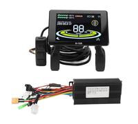 BuyWeek Kit de Contrôleur de Moteur sans Balais pour Vélo Électrique, 36V 48V 500W 750W 26A 3 Modes Contrôleur d'onde Sinusoidale Pure avec Panneau d'Affichage LCD Couleur H-100