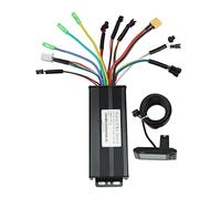 BuyWeek Kit de Contrôleur de Moteur sans Balais pour Vélo Électrique, DC 24V 36V 48V 1000W-1500W 30A 3 Modes Contrôleur à Onde Sinusoïdale avec Écran d'Affichage LCD GD01 pour Trotinette Électrique
