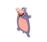 BuyWeek Marque Page Animaux de Dessin Animé 3D, Signet Animaux de Stéréo 3D Signet de Lecture d'Animaux Mignon pour Enfants Cadeaux Fournitures de Papeterie Scolaire (Hippopotame)
