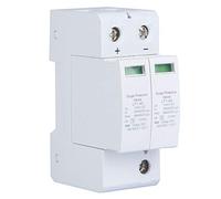 BuyWeek Parafoudre Photovoltaïque Protecteur, Photovoltaïque DC Parafoudre Basse Tension 2P Ménage Dispositif Protection Montée Subite (2P 40KA)