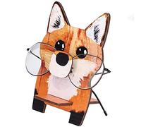 BuyWeek Porte Lunettes, Porte Lunette en forme d'animal Présentoir de Lunettes de Soleil en Bois pour la Décoration de la Maison(Fox)