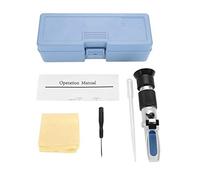 BuyWeek Réfractomètre de Salinité, Testeur de Salinité ATC Numérique 0-10% Compteur de Salinité d'eau de Mer Température du Réfractomètre Optique pour Aquarium