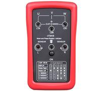 BuyWeek Testeur de Séquence de Phase, UT261B AC 90V à 600V Testeur d'Indicateur de Rotation de Moteur Compteur de Séquence de Phase 3 Phases