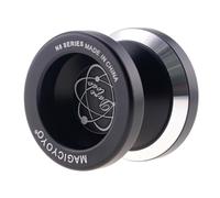 BuyWeek Yoyo professionnel en métal avec ralenti et roulement à billes (N8 | Double mode Trick Yo Yo avec 12 lignes, 2 roulements à billes, 2 axes, gant, sac, accessoires pour débutants, joueurs avancés