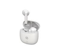 Celly Casque True Wireless (TWS) BUZ2 – Bluetooth, USB Type-C, Appels/Musique – Blanc