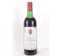 buzet vignerons réunis des côtes de buzet rouge 1974 - sud-ouest