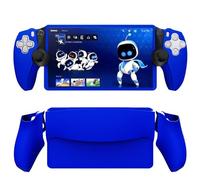 Buziba Coque de protection en silicone souple pour manette de PS5 PlayStation Portal - Bleu