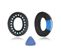 Buziba Coussinets d'oreille en Gel rafraîchissant pour Bose QC35/QC35 II et QC25/QC45/AE2/AE2i/AE2w, Tissu Ice Silk, Mousse Haute densité à Isolation phonique, fraîcheur prolongée, Noir