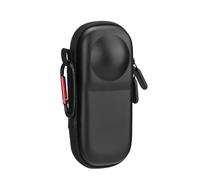 Buziba Étui de transport portable pour Insta360 X4 - Coque rigide de protection - Mini sac de rangement - Étui de voyage - Housse de protection pour objectif (polyuréthane)