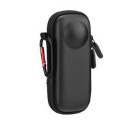 Buziba Étui de transport portable pour Insta360 X4 - Coque rigide de protection - Mini sac de rangement - Étui de voyage - Housse de protection pour objectif (polyuréthane)