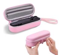 Buziba Étui de transport pour DJI OSMO Pocket 3 Sac de rangement portable Sac de transport Sac de transport rigide pour accessoires Pocket 3, Rose, Portable