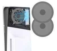Buziba Lot de 2 filtres anti-poussière pour ventilateur PS5 fin en maille respirante et anti-poussière compatible avec Digital & Disc Edition