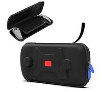 Buziba Sac de rangement à coque rigide, étui de transport pour PS5 PlayStation Portal Console de jeu portable Sac à main de voyage pour console et accessoires