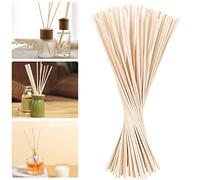 BUZIFU 100 Pcs Bâtonnets de Diffuseur à Roseaux Bâtons de Diffuseur en Rotin Bâtons de Diffuseur en Bois Recharge d'Arôme d'Huile Essentielle Diffuseurs de Rotin pour Le Parfum d'arome (30cm * 3mm)