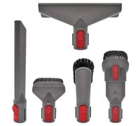 BUZIFU 5 in 1 Buse Brosse Accessoires Kit avec Tuyau Extensible pour pour Dyson V7, V8, SV10, V11, SV11, V15 Gen5 Detect Set de Pièces de Rechange Dyson Aspirateur Extension Tuyau