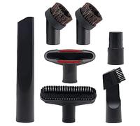 BUZIFU 7 Pièces Accessoires pour Aspirateur 32/35 mm Embout Aspirateur Universel Brosse Aspirateur Accessoires Embout suceur Plat avec Adaptateur de Tuyau for Kärcher Miele BOSCH SIEMENS