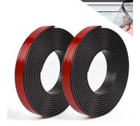 BUZIFU Bande Magnétique Autocollante 2m Type A + 2m Type B Bande Magnétique Adhésive 1,5mm x 12,7mm Ruban Magnétique Ruban Adhésif Aimanté Bande Magnétique pour Moustiquaires & Rideaux