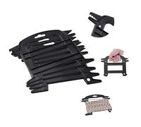 BUZIFU Lot de 5 Pcs Enrouleur Dévidoir Moulinet Organiseur Plastic Solide pour Ranger Fil à Linge Corde Alpinisme Ligne de Pêche Cerf-volant Sangle Escalade Camping Randonné Sports de Plein Air - Noir