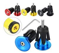 BUZIFU Lot de 8 embouts pour guidon de vélo Bouchons de Guidon de Vélo Bouchons d'Extrémité de Capuchon de Barre Embouts Vélo Accessoire Bouchon Guidon - En aluminium - Pour guidon de vélo, VTT, BMX