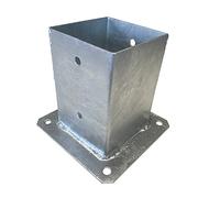 BUZZ Gardens Support d'ancrage pour poteau de clôture galvanisé à chaud (120 x 120)