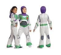 Buzz l'Éclair - Toy Story - Licence Officielle Disney - Costume Enfant Taille M - Astronaute Authentique - Matériaux Durables - Cadeau Magique - Parfait pour Fêtes et Cosplay