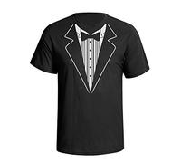 buzz shirts Tuxedo Smart Suit - Mens Or Womens Fancy Dress Outift Organic Cotton T-Shirt
