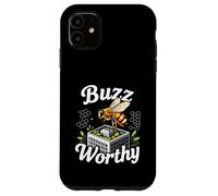 Buzz Worthy Green Roof Urban Bee Design Coque pour iPhone 11