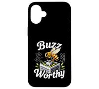 Buzz Worthy Green Roof Urban Bee Design Coque pour iPhone 16 Plus