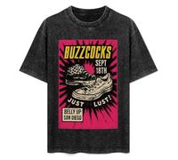 Buzzcocks Art Poster Mens T-Shirt Black Unisex Top Tee XL