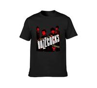 Buzzcocks Ever Fallen in Love Buzzcocks Finest T-Shirt Graphics Tee Black Tee Shirt S