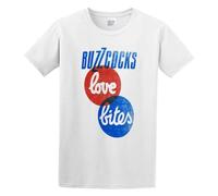 Buzzcocks 'Love Bites' Mens T-Shirt Unisex White Top Tee L
