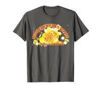 Buzzed on My Own Supply Motif nid d'abeille T-Shirt