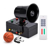 Buzzer de Jeu de Basket-Ball, portée à Distance de 300 m | Haut-parleur de rappel de pause de jeu à télécommande sans fil, signaux de fautes et de délais d'attente, volume