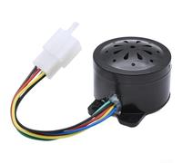 Buzzer de véhicule électrique 48 V 60 V pour tricycles avec fonctions pour klaxon, clignotant et marche arrière compatible avec câblage à 5 fils et 6 fils (6 fils)