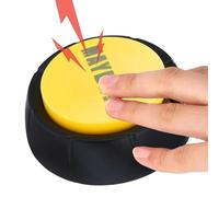 Buzzer pour le spectacle de jeu | Pas de bouton avec son | Buzzer parlant pour la communication, bouton de joie fort, buzzer clair pour dortoirs universitaires, jeux amusants, fête, int