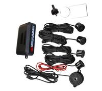 Buzzer Radar de recul de voiture Baceyong indicateur d'alarme sonore système de sonde Kit de capteur de stationnement, noir