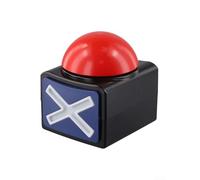 Buzzers de jeu avec lumières et sons pour trivia, quiz et compétition en salle de classe - Construction ABS, 9 x 11 x 12 cm, rouge